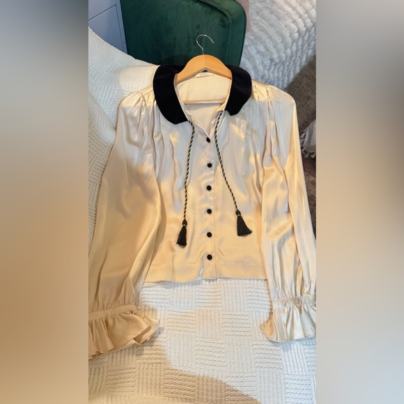 DOEN SIMONE TOP IN MOTHER OF PEARL, brand new without tags, never worn, No flaws - Picture 8 of 16